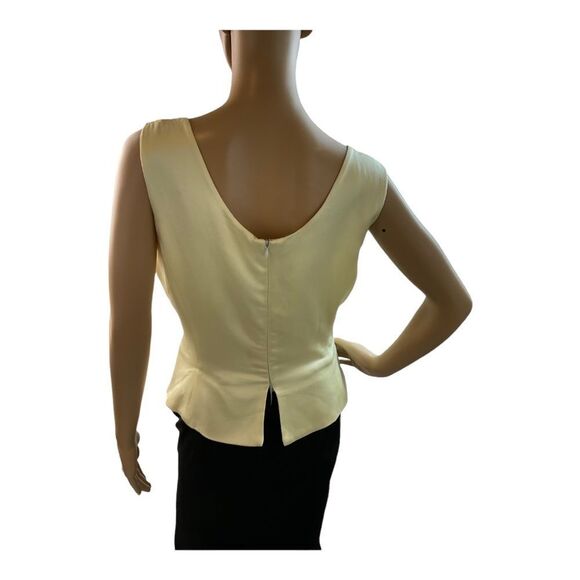 Dana Buchman Women’s Vintage CAFE RUSSE    Ivory And Black Dress .Size 12. - Picture 4 of 15